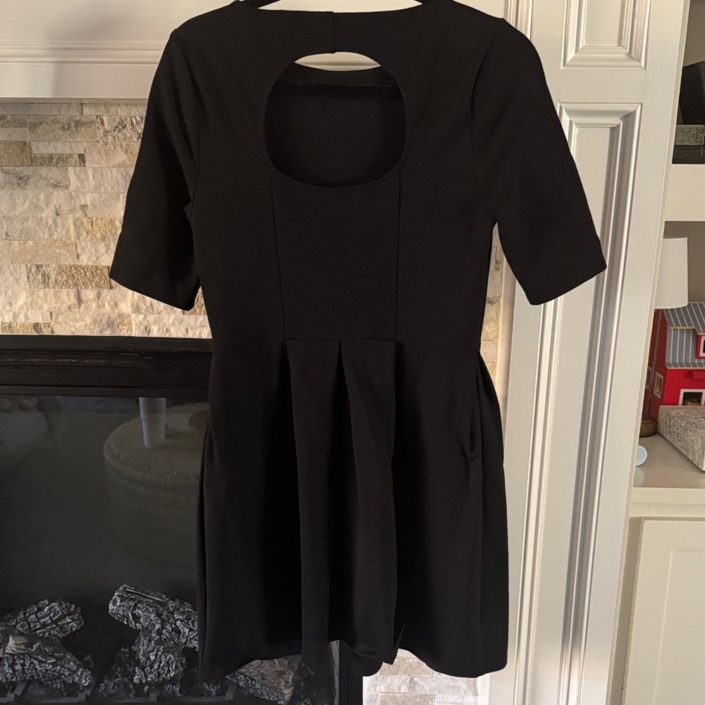 Jonathan Simkhai Pleated Black Mini Dress - Picture 6 of 6